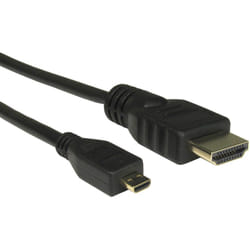 Rs Pro - Câble hdmi 1m, hdmi à Micro hdmi, Micro hdmi Mâle hdmi Mâle ( Prix pour 1 )