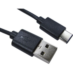 Rs Pro - Câble usb usb c vers usb a, Noir, 3m ( Prix pour 1 )
