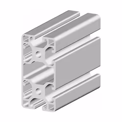 Type d'élément structurel = Profilé Longueur = 3000mm Taille de rainure = 8mm Nombre de rainures = 4 Matériau = Aluminium Cou ...