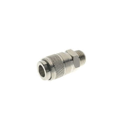 Coupleur d'air RS PRO, Filetage vers Femelle G 1/8 Mâle 1/8pouces en Laiton ( Prix pour Sachet de 2 )