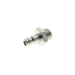 Rs Pro - Embout de coupleur Filetage vers Mâle g 1/8 Mâle 1/8pouce 1/8pouces en Laiton ( Prix pour Sachet de 2 )