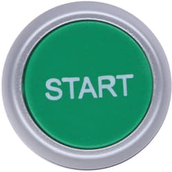 Tête de bouton-poussoir Rs Pro Vert, Retour par ressort, ø découpe 22mm ( Prix pour 1 )