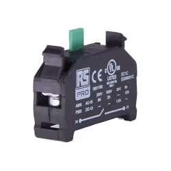 Type de bloc = Bloc de contacts Configuration de contact = 1 NO Type de terminaison = Vis RS PRO 14