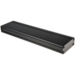 Boîtier dissipateur Rs Pro en Aluminium extrudé, 400 x 100 x 41mm, Noir IP40 ( Prix pour 1 )