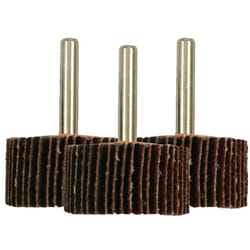 Rs Pro - Meule abrasive, Dia. 40mm grain P40, P80, P120, Oxyde d'aluminium ( Prix pour Paquet de 3 )