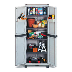 Rs Pro - Armoire de stockage 2 portes en pp verrouillable à poser au sol, 1818 x 700 x 438mm ( Prix pour 1 )