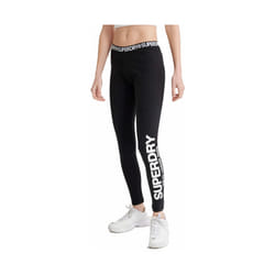 Legging Superdry Logo elastic Femme Noir