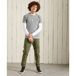 T shirt Superdry Orange label vintage Homme Gris
