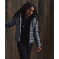 Doudoune en tweed femme Superdry Fuji