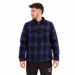 Chemise Surchemise Hunting Laine Bleu