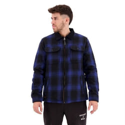 Chemise Surchemise Hunting Laine Bleu