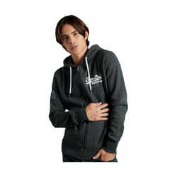 Sweat Superdry Classic logo Homme Gris
