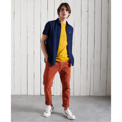 T-Shirt Frontier Box Fit Coton Jaune