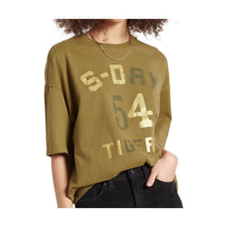 T-shirt droit style militaire femme Superdry Narrative