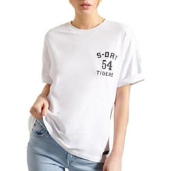 T-shirt droit style militaire femme Superdry Narrative