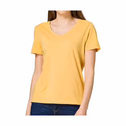 T-shirt à col femme Superdry V Essential en coton biologique