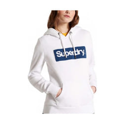 Sweat Superdry Core logo Femme Blanc