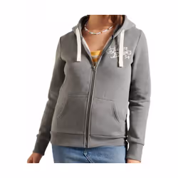Sweat Superdry Original vintage Femme Gris