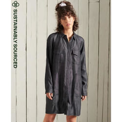 Robe chemise oversize femme Superdry Tencel