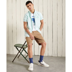 Chemise classique Superdry Oxford University en coton bio