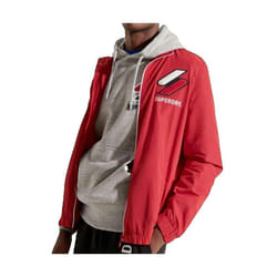 Veste Superdry Style track Homme Rouge