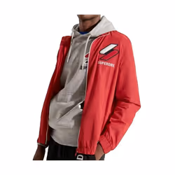 Veste Superdry Style track Homme Rouge