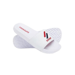 Claquette Superdry Core pool slide Homme Blanc