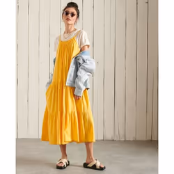 Robe mi-longue en jersey femme Superdry