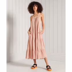 Robe brodée sans manches femme Superdry