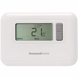 Description générale Ce thermostat moderne, économique et entièrement programmable a été conçu pour votre confort. Le Honeywe ...