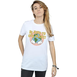 Disney - T-shirt BE KIND TO OUR PLANET - Femme (Blanc)