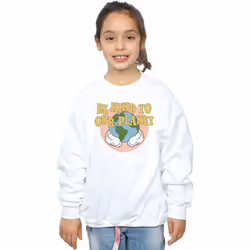 Disney - Sweat BE KIND TO OUR PLANET - Fille (Blanc)