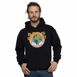 Disney - Sweat à capuche BE KIND TO OUR PLANET - Homme (Noir)