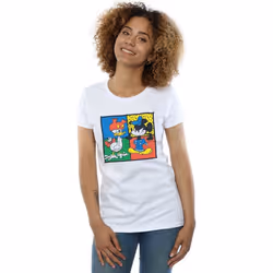 Disney - T-shirt CLOTHES SWAP - Femme (Blanc)