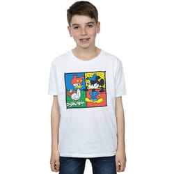 Disney - T-shirt CLOTHES SWAP - Garçon (Blanc)