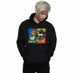 Disney - Sweat à capuche CLOTHES SWAP - Homme (Noir)