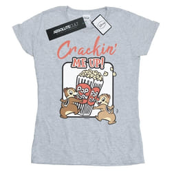 Disney - T-shirt CHIP N DALE CRACKIN ME UP - Femme (Gris chiné)