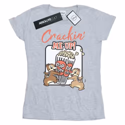 Disney - T-shirt CHIP N DALE CRACKIN ME UP - Femme (Gris chiné)