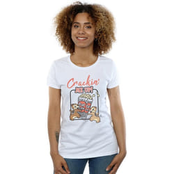 Disney - T-shirt CHIP N DALE CRACKIN ME UP - Femme (Blanc)
