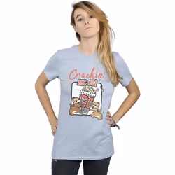 Disney - T-shirt CHIP N DALE CRACKIN ME UP - Femme (Gris chiné)