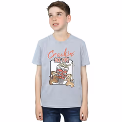 Disney - T-shirt CHIP N DALE CRACKIN ME UP - Garçon (Gris chiné)