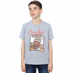 Disney - T-shirt CHIP N DALE CRACKIN ME UP - Garçon (Gris chiné)