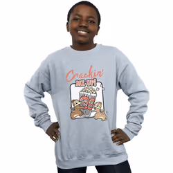 Disney - Sweat CHIP N DALE CRACKIN ME UP - Garçon (Gris chiné)