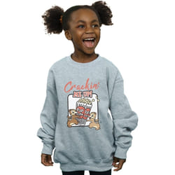 Disney - Sweat CHIP N DALE CRACKIN ME UP - Fille (Gris chiné)