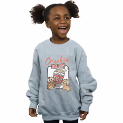 Disney - Sweat CHIP N DALE CRACKIN ME UP - Fille (Gris chiné)