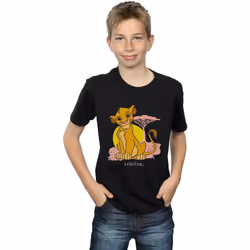 Disney - T-shirt THE LION KING - Garçon (Noir)