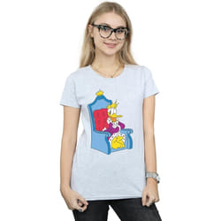 Disney - T-shirt DONALD DUCK KING DONALD - Femme (Gris chiné)