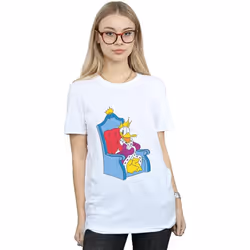 Disney - T-shirt DONALD DUCK KING DONALD - Femme (Blanc)