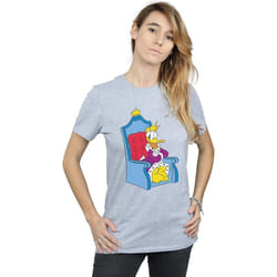 Disney - T-shirt DONALD DUCK KING DONALD - Femme (Gris chiné)
