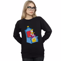 Disney - Sweat DONALD DUCK KING DONALD - Femme (Noir)